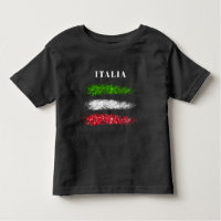 *~* ITALY ITALIA ITALIAN Abstract Flag Toddler