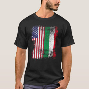 Italy Italia Italian American Flag Pride Vintage T-Shirt