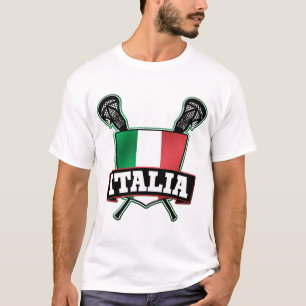Italy Italia Lacrosse T-Shirt