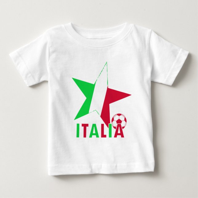 Italy Italia Soccer Stars Baby T-Shirt (Front)