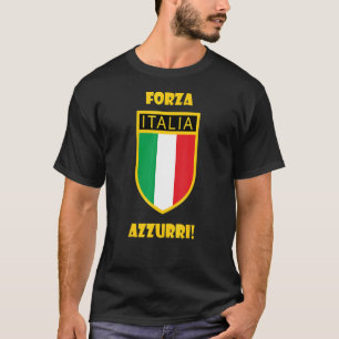 Italy Italia Sport Retro Vintage Jersey Forza Azzu T-Shirt