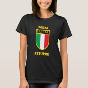 Italy Italia Sport Retro Vintage Jersey Forza Azzu T-Shirt