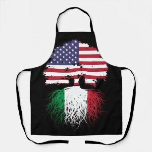 Italy Italian American USA United States America Apron