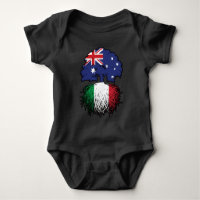 Italy Italian Australian Australia Tree Roots Flag