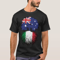 Italy Italian Australian Australia Tree Roots Flag