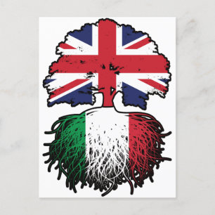 Italy Italian British UK United Kingdom Britain Postcard