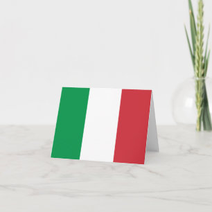Italy (Italian) Flag Card