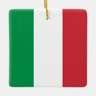 Italy (Italian) Flag  Ceramic Ornament
