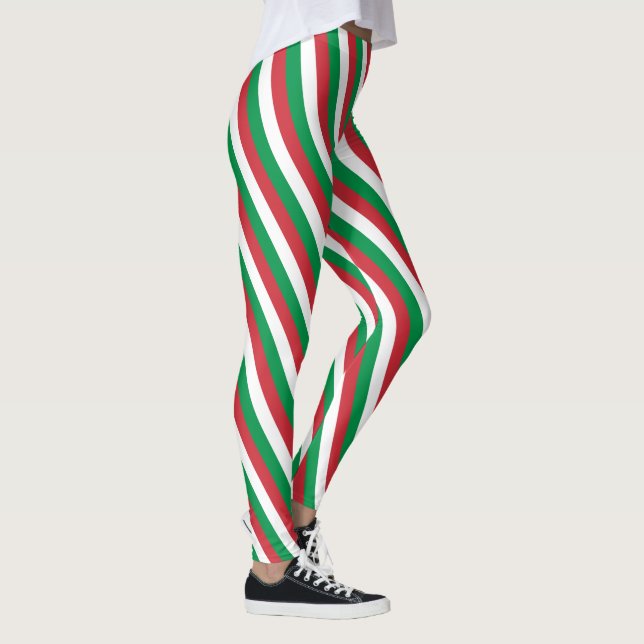 Italy & Italian Flag fashion, travel/sport fan Leggings (Right)
