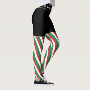 Italy & Italian Flag fashion, travel/sport fan Leggings