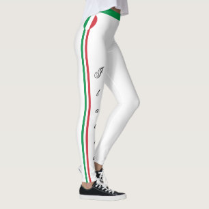 Italy & Italian Flag fashion, travel/sport fans Le Leggings