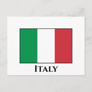 Italy (Italian) Flag Postcard
