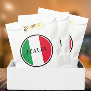 Italy Italian Flag Red White Green Italia Favour Bag