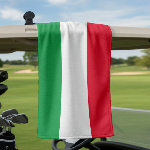 Italy Italian Flag Red White Green Italia Golf Towel