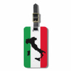 Italy Italian Flag Red White Green Italia Map