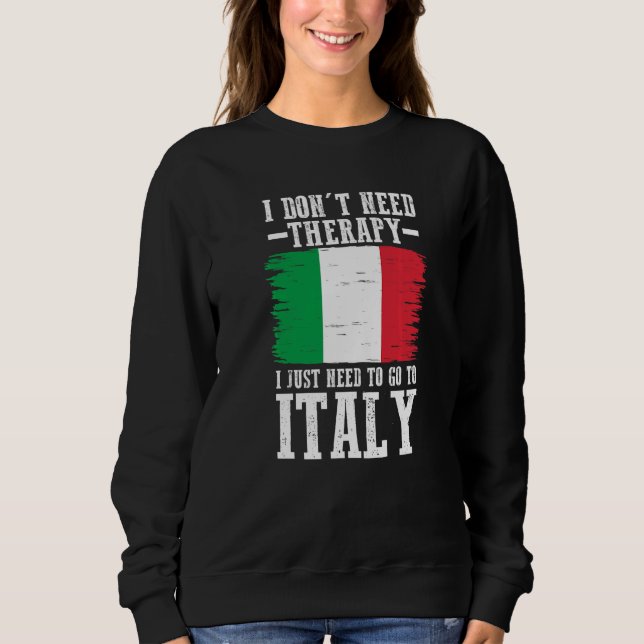 Italy Italian Flag   Sweatshirt (Front)