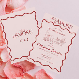 Italy   Italian Food   Rehearsal Dinner   Invitation