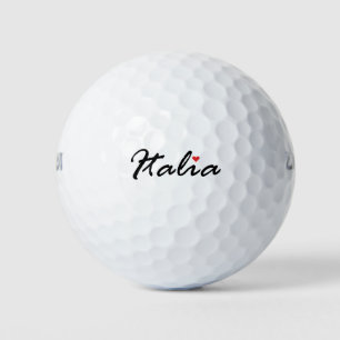 Italy Italian, I love Italy  Golf Balls