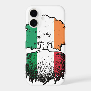 Italy Italian Irish Ireland Tree Roots Flag