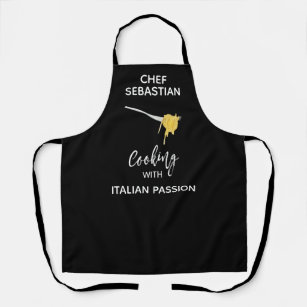 *~* Italy Italian Italia CHEF Personalise Apron