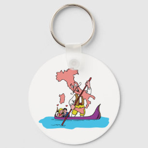 Italy Italian Italia Vintage Travel Souvenir Key Ring