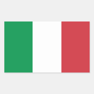 Italy – Italian National Flag Rectangular Sticker