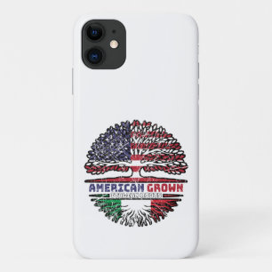 Italy Italian US American USA United States Tree iPhone 11 Case