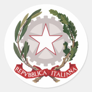Italy, Italy Classic Round Sticker