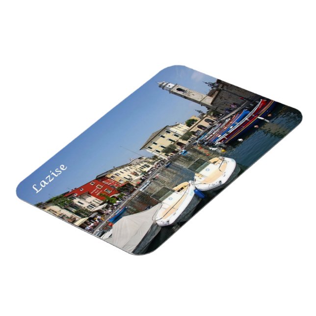 Italy - Lake Garda - Lazise - Port - Magnet (Left Side)