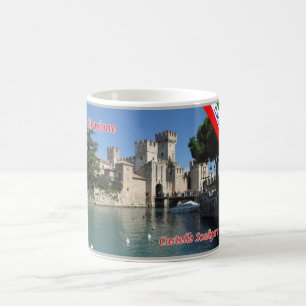 Italy - Lake Garda - Sirmione - Scaligero Castle - Coffee Mug