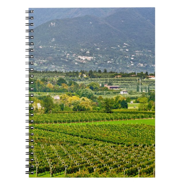 Italy, Lake Garda. The shores of Lake Garda are Notebook (Front)