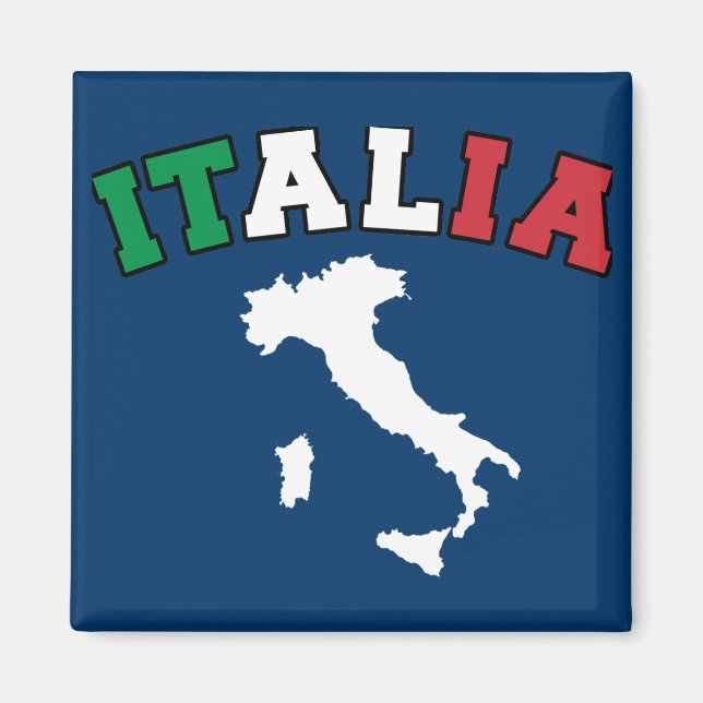 Italy Land Magnet (Front)