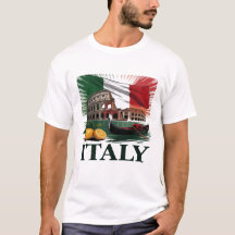 Italy Landmark Passion T-Shirt Design