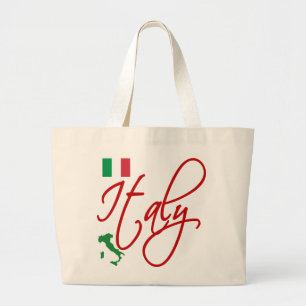 Italy Large Tote Bag