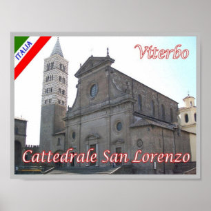 Italy - Lazio - Cathedral of San Lorenzo - Poster
