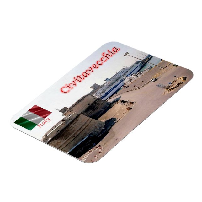Italy - Lazio - Civitavecchia - Magnet (Left Side)