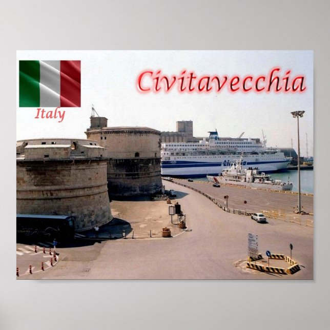 Italy - Lazio - Civitavecchia - Poster (Front)