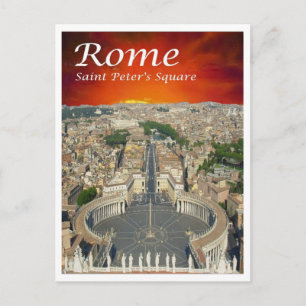 Italy - Lazio - Rome - Saint Peter's Square - Postcard