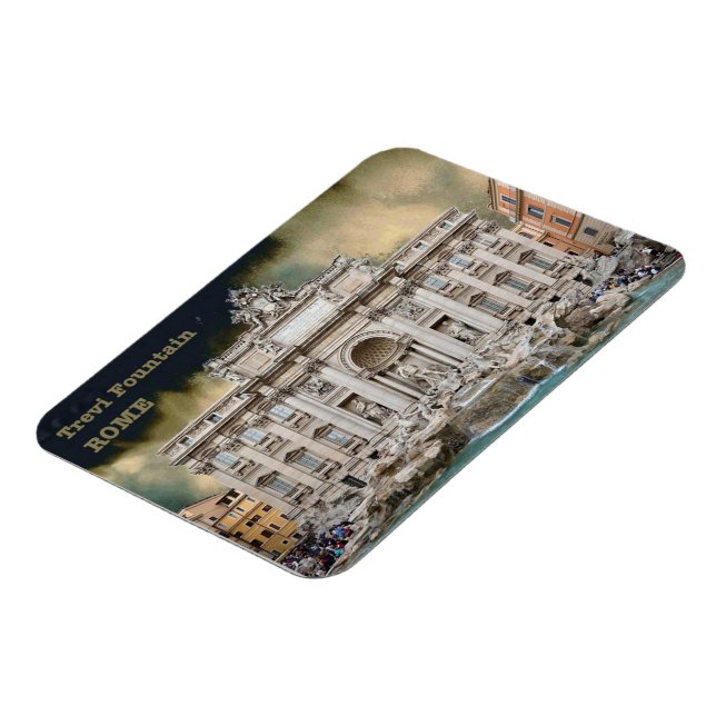 Italy - Lazio - Rome - Trevi Fountain - Magnet (Left Side)