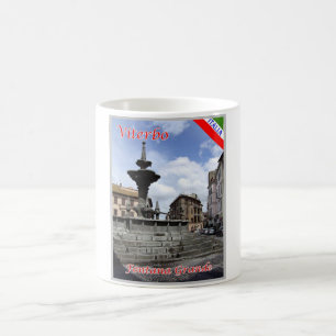 Italy - Lazio - Viterbo - Big Fountain - Coffee Mug