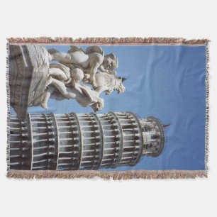 Italy Leaning Tower Of Pisa Souvenir Throw Blanket
