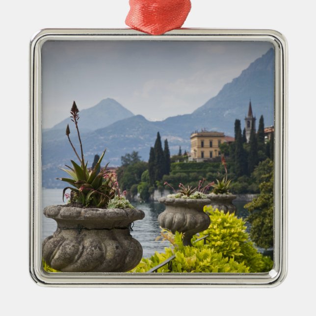 Italy, Lecco Province, Varenna. Villa Monastero, 2 Metal Ornament (Front)