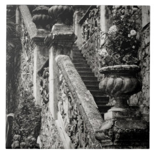 Italy, Lecco Province, Varenna. Villa Monastero, 3 Ceramic Tile