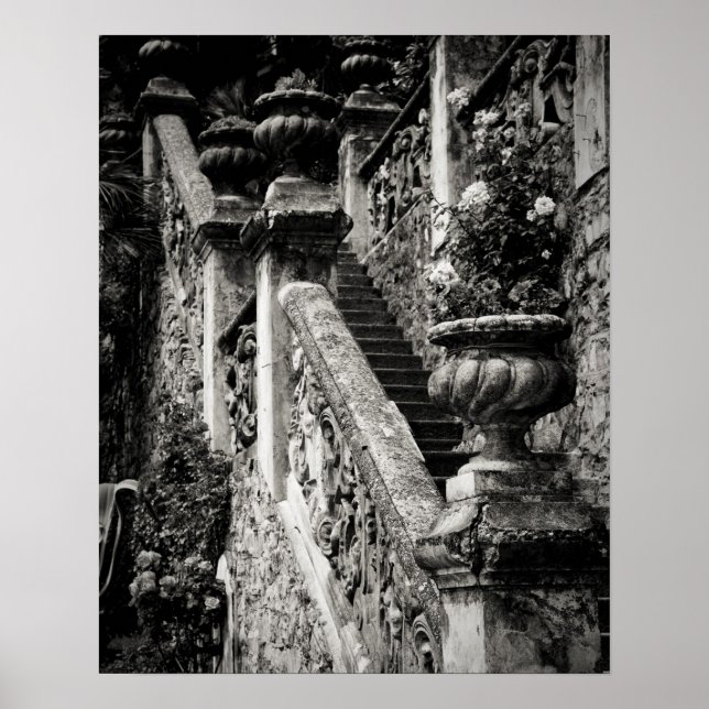 Italy, Lecco Province, Varenna. Villa Monastero, 3 Poster (Front)