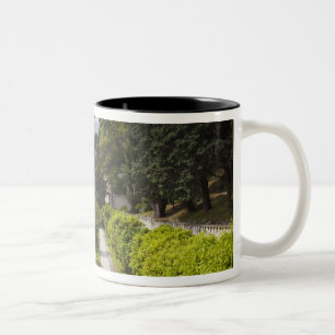 Italy, Lecco Province, Varenna. Villa Monastero, Two-Tone Coffee Mug