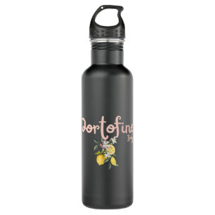 Italy Lemon Design Portofino Italy Souvenir Italy  710 Ml Water Bottle