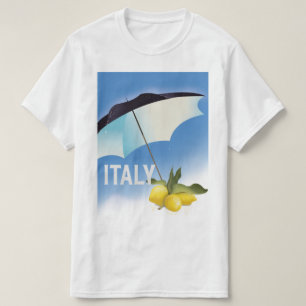 Italy Lemons Vintage style travel poster T-Shirt