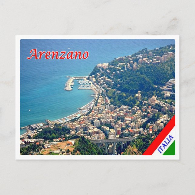 Italy - Liguria - Arenzano - Postcard (Front)