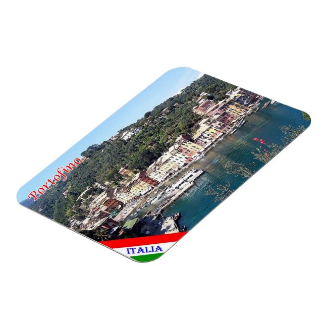 Italy - Liguria - Portofino - Magnet (Left Side)
