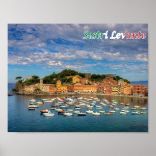 Italy - Liguria - Sestri Levante - Poster